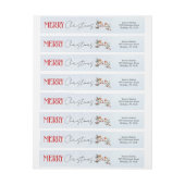 Branch with robin birds and berries Christmas (Bogen)