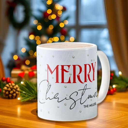 Branch with robin birds and berries Christmas Kaffeetasse