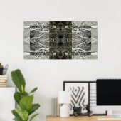 Branched Mosaic Poster (Heimbüro)