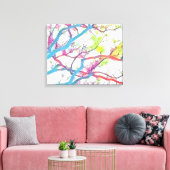 Branchen Canvas Print (Floating) 20 X 16 Leinwanddruck (Insitu (Wohnzimmer))