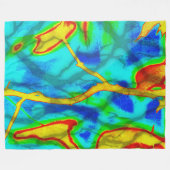 Branchen in Fettfarbe Fleecedecke (Vorderseite (Horizontal))