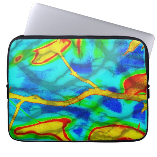 Branchen in Fettfarbe Laptopschutzhülle (Vorderseite)