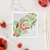 Branchen und Berries Cocktail Serviette (Beispiel)