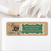 Branchen und Berries Peace and Joy Address Labels (Insitu)