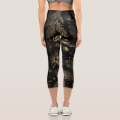 Branchen und Kiefer 2 Capri Leggings (Rückseite)