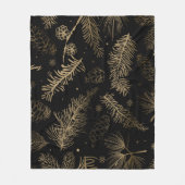Branchen und Kiefer 2 Fleecedecke (Vorderseite)