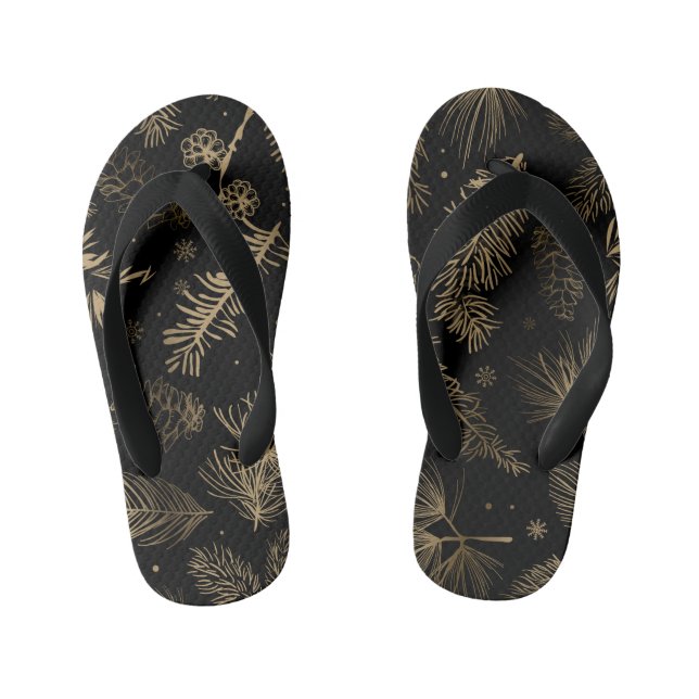 Branchen und Kiefer 2 Kinderbadesandalen (Fußbett)