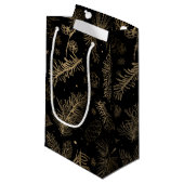 Branchen und Kiefer 2 Kleine Geschenktüte (Vorderseite Schrägansicht)