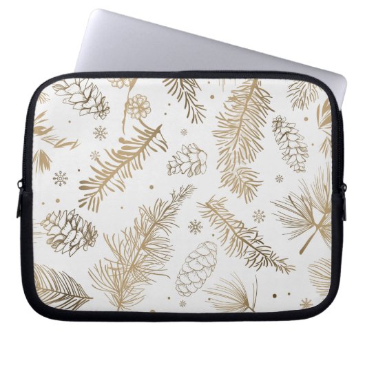 Branchen und Kiefern Laptopschutzhülle (Vorderseite)