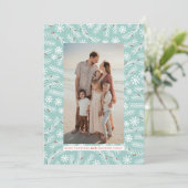 Branchen und Snowflake Frame Weihnachten (Stehend Vorderseite)