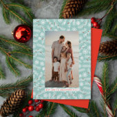 Branchen und Snowflake Frame Weihnachten