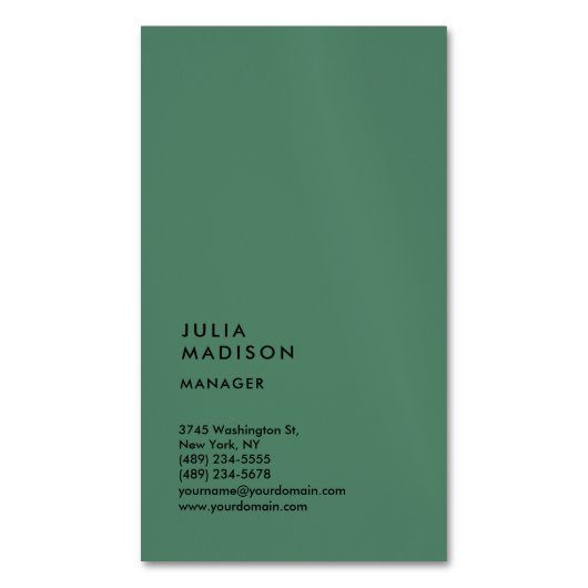 Branchenberater Magnetische Visitenkarte (Vorderseite Vertikal)