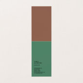 Branchenberater Visitenkarten (Außenseite Aufgefaltet)