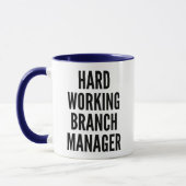 Branchenmanager für harte Arbeit Tasse (Links)