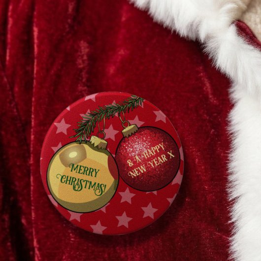 Branchentreff Tree Ornaments Frohe Weihnachten und Button