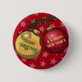Branchentreff Tree Ornaments Frohe Weihnachten und Button (Vorderseite)