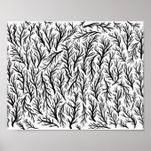 Branches Naturemuster Wandkunst Poster (Vorne)