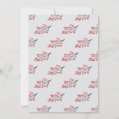 Branches und Berries Holiday Dinner Einladung (Rückseite)