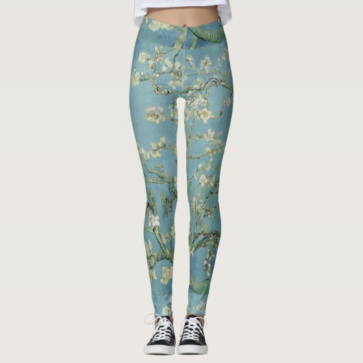 Branches_W_Almond_Blossoms_Vincent_van_Gogh_1890 Leggings (Vorderseite)