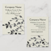 Branches Wellness Center & Wellness-Center Terminkarte (Vorne/Hinten)