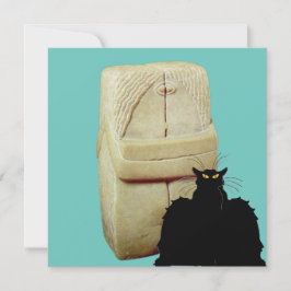 Brancusi The Kiss and Les Chats Noir Einladung