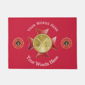 Brand Department 2 Bugle Custom Fußmatte (Vorderseite)