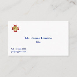 Brand Department 2 Bugle Custom Visitenkarte