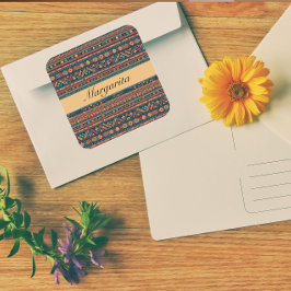 Brand des Südwestens, Brauch Quadratischer Aufkleber