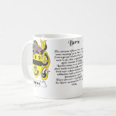 Brand-Familienwappen auf einer Tasse (Vorderseite Links)