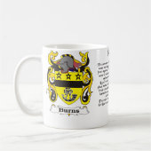 Brand-Familienwappen auf einer Tasse (Links)