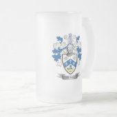 Brand-Familienwappen-Wappen Mattglas Bierglas (VorderseiteRechts)