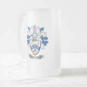 Brand-Familienwappen-Wappen Mattglas Bierglas (Vorderseite Links)