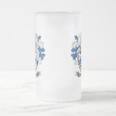 Brand-Familienwappen-Wappen Mattglas Bierglas (Mittel)