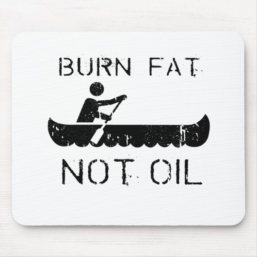 BRAND-FAT. NICHT ÖL. (CANOEING) MOUSEPAD (Vorne)