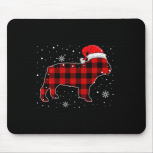 Brand For 50 Christmas Buffalo Kariert Bulldog Mousepad