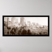 Brand in Baltimore MD Foto 1904 Poster (Vorne)