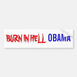BRAND IN DER HÖLLE, OBAMA AUTOAUFKLEBER