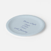 Brand-Nacht Pappteller (Schrägansicht)