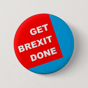 BRAND NEU! - BREXIT DONE BUTTON BACK ABZEICHEN