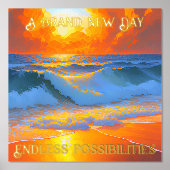 Brand New Day Endlose Möglichkeiten Morgendämmerun Foliendrucke (Vorderseite)