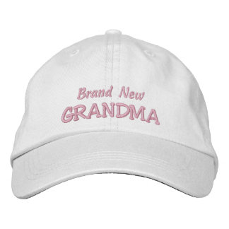 Brand New GRANDMA-Grandelterntag ODER Geburtstag Bestickte Kappe