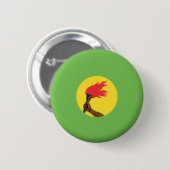 BRAND NEW! - ZAIRE PIN BACK BADGE BUTTON (Vorne & Hinten)