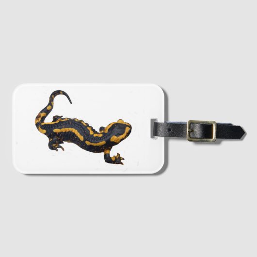 Brand Salamander Gepäckmarke Gepäckanhänger (Vorderseite (Horizontal))