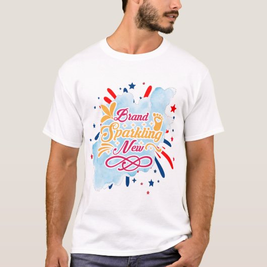 Brand Sparkling New Baby Foot T-Shirt (Vorderseite)
