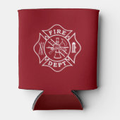 Brandabfall Malteser Kreuz Decken Dosenkühler (Vorderseite)