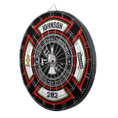 Brandabteilung ADD NAME Firefighter Abzeichen Resc Dartscheibe (Vorderseite rechts)