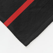 Brandabteilung ADD NAME Firefighter Abzeichen Resc Fleecedecke (Ecke)