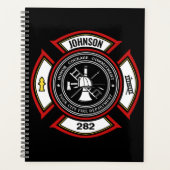 Brandabteilung ADD NAME Firefighter Abzeichen Resc Planer (Vorderseite)