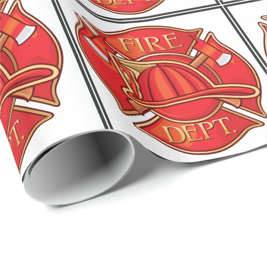 Brandabteilung - Geschenkwrap - SRF Geschenkpapier (Rolleneckpunkt)