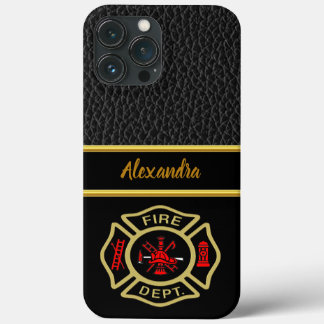 Brandabteilung Logo Gold und Back Abzeichen Gold C Case-Mate iPhone Hülle